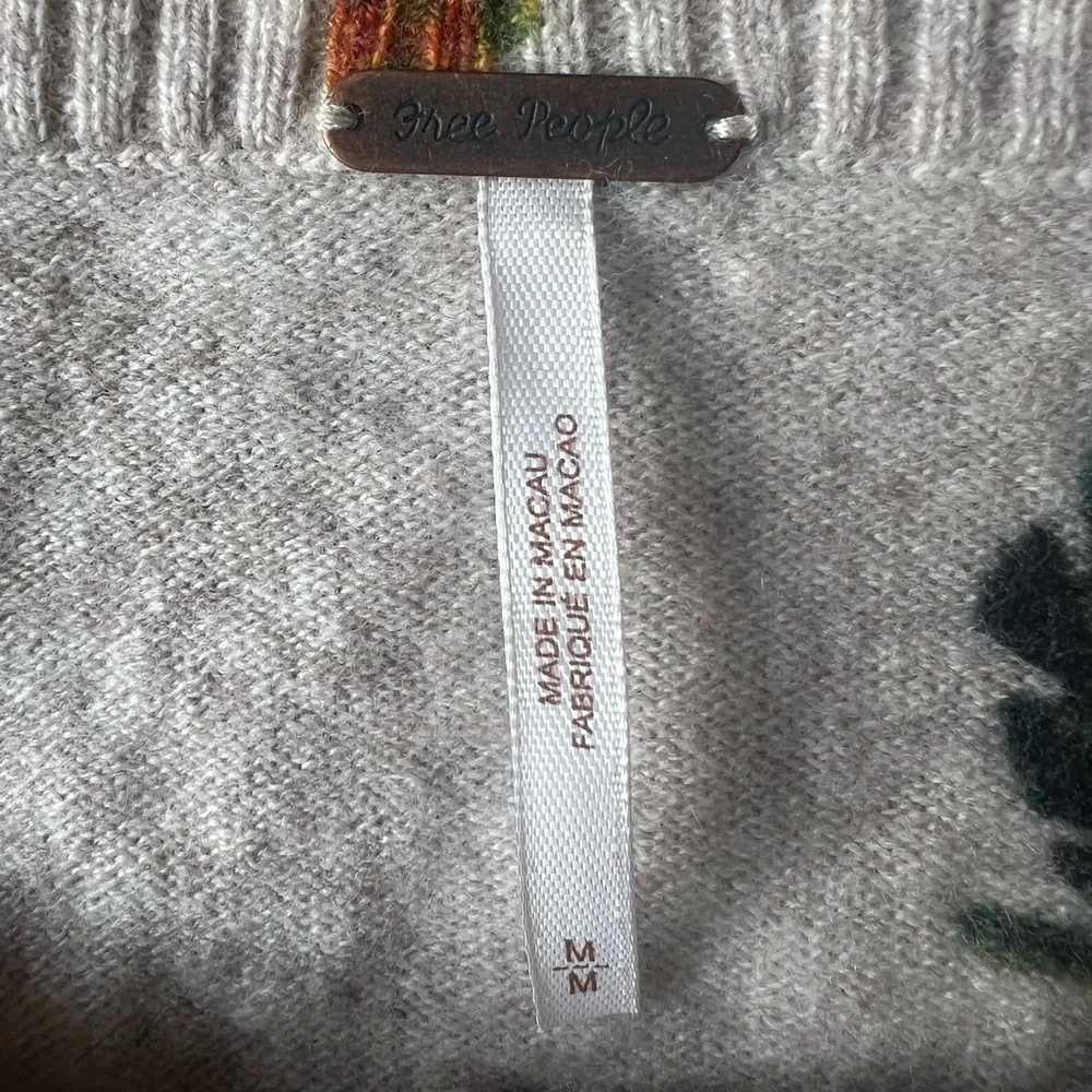 FREE PEOPLE Nocturnal Patterned Cardigan - Picture 9 of 10